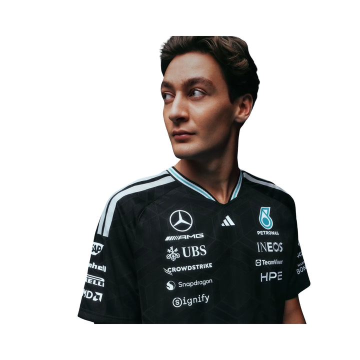2026 Mercedes-AMG Petronas F1™ Team X Adidas Driver Authentic Jersey - White/Black