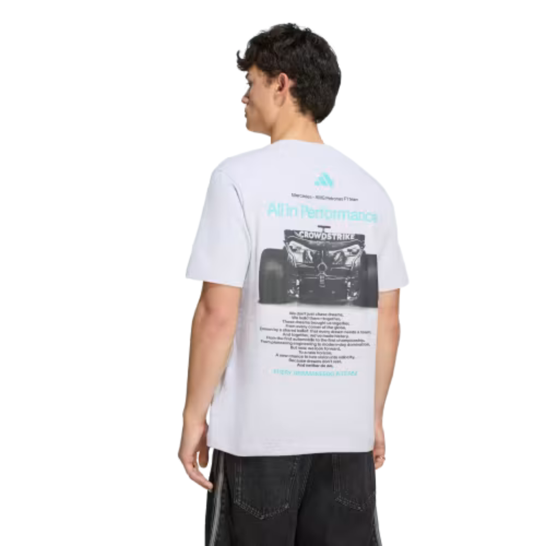 2026 Mercedes-AMG Petronas F1™ Team X Adidas Graphic T-shirt - Light Grey