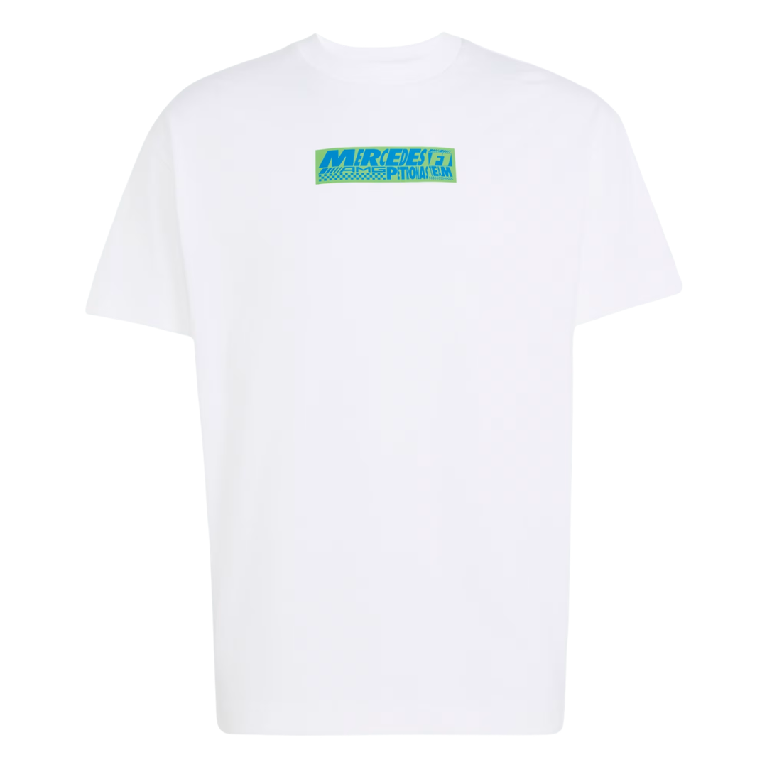 2026 Mercedes-AMG Petronas F1™ Team X Adidas Lights On T-shirt - White