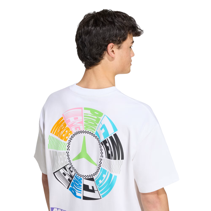 2026 Mercedes-AMG Petronas F1™ Team X Adidas Lights On T-shirt - White