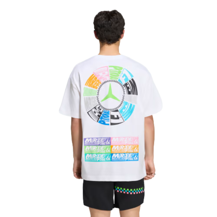 2026 Mercedes-AMG Petronas F1™ Team X Adidas Lights On T-shirt - White