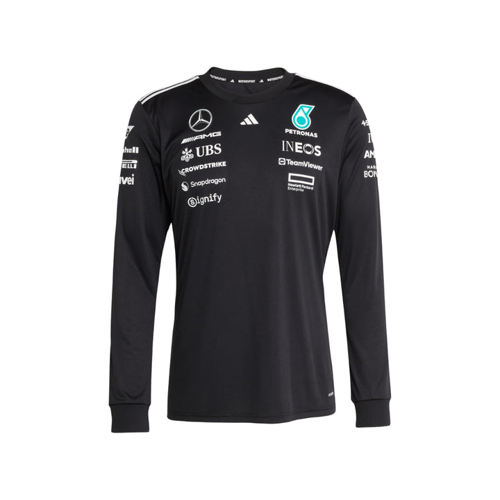 2026 Mercedes AMG Petronas F1™ Team X Adidas Long Sleeve Driver Jersey - Black