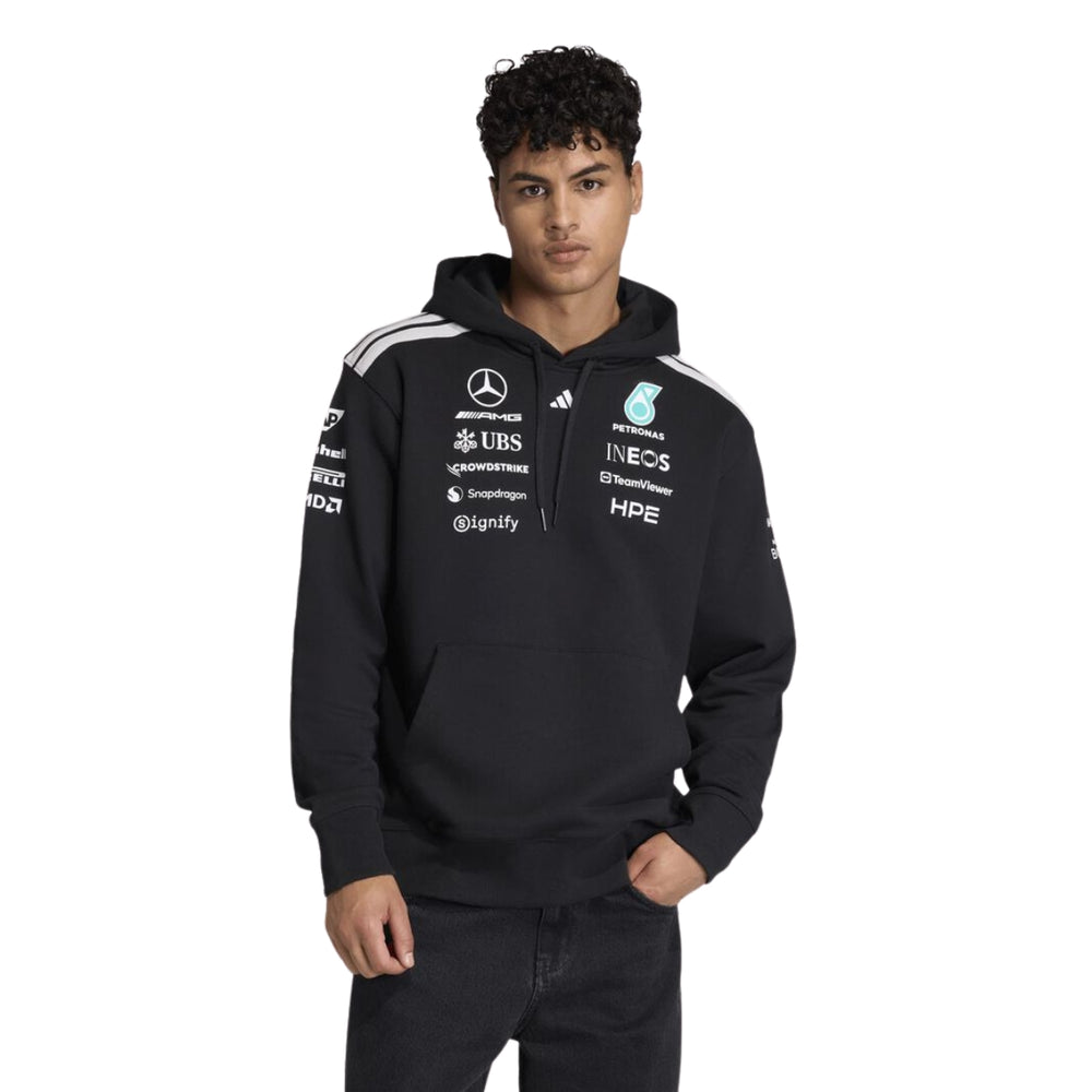 2026 Mercedes AMG Petronas F1™ Team x Adidas  Men's Hoodie - Black