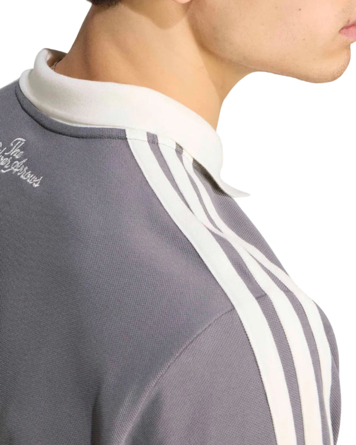2026 Mercedes AMG Petronas F1™ Team x Adidas Silver Arrows Icon Polo - Grey3