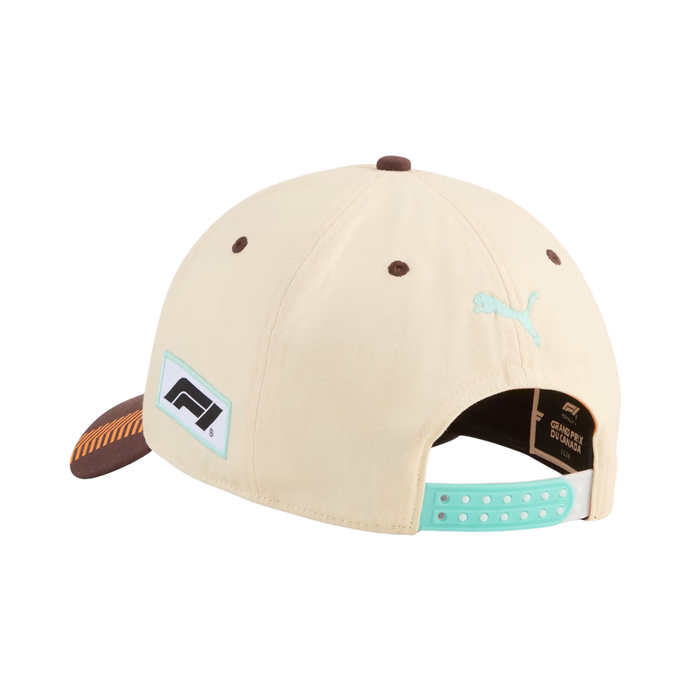 2026 Puma F1® Canadian Grand Prix Montréal Adjustable Cap – Cream/Brown