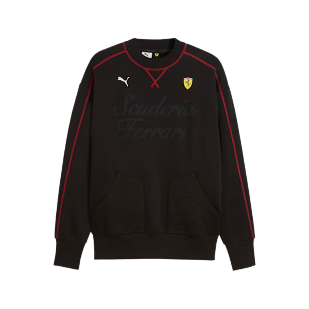 2026 Scuderia Ferrari F1™ Team T7 Crew Sweatshirt - Black