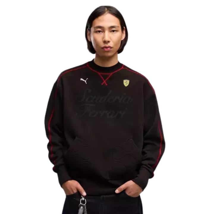2026 Scuderia Ferrari F1™ Team T7 Crew Sweatshirt - Black