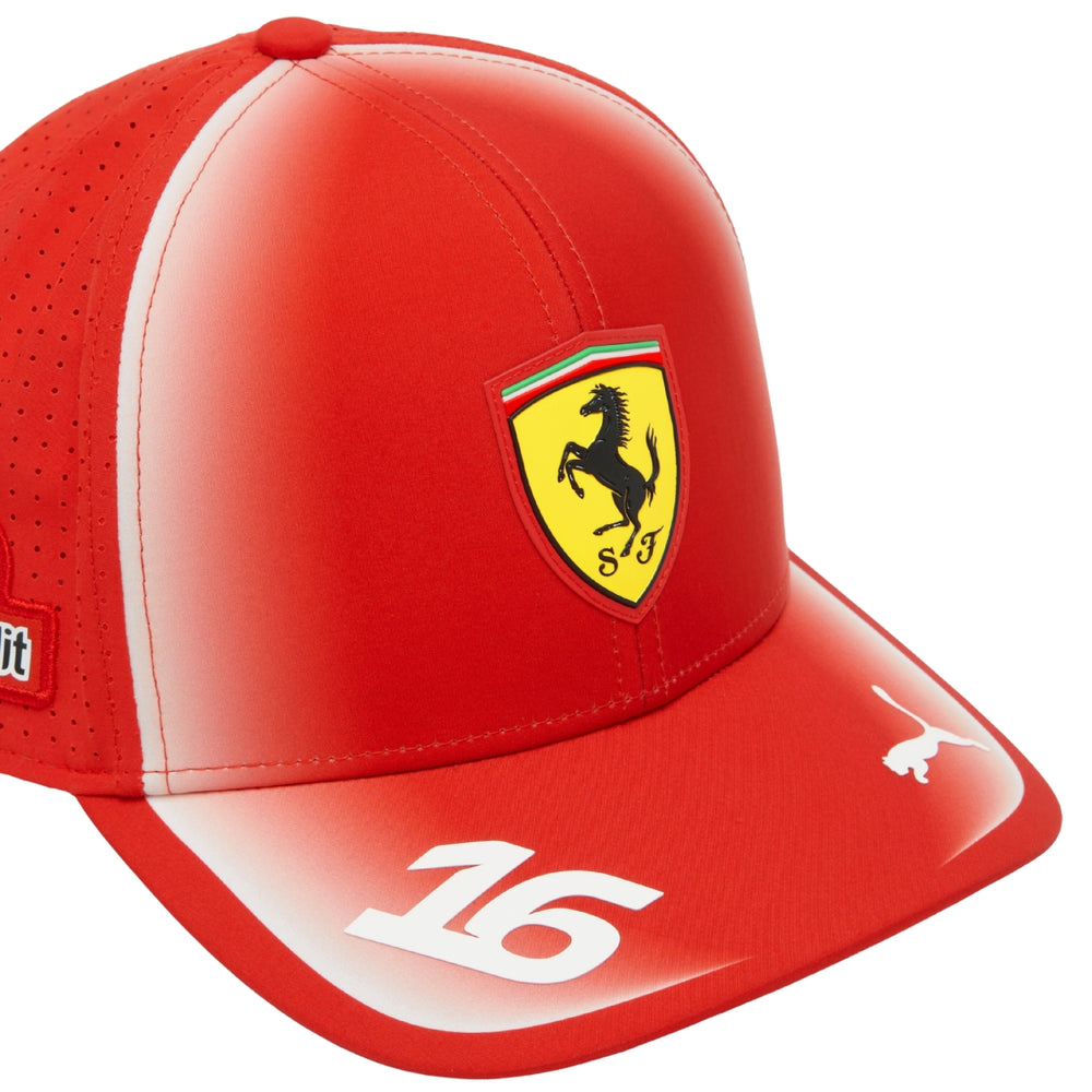 2026 Scuderia Ferrari HP F1™ Charles Leclerc Team Baseball Hat - RedRed