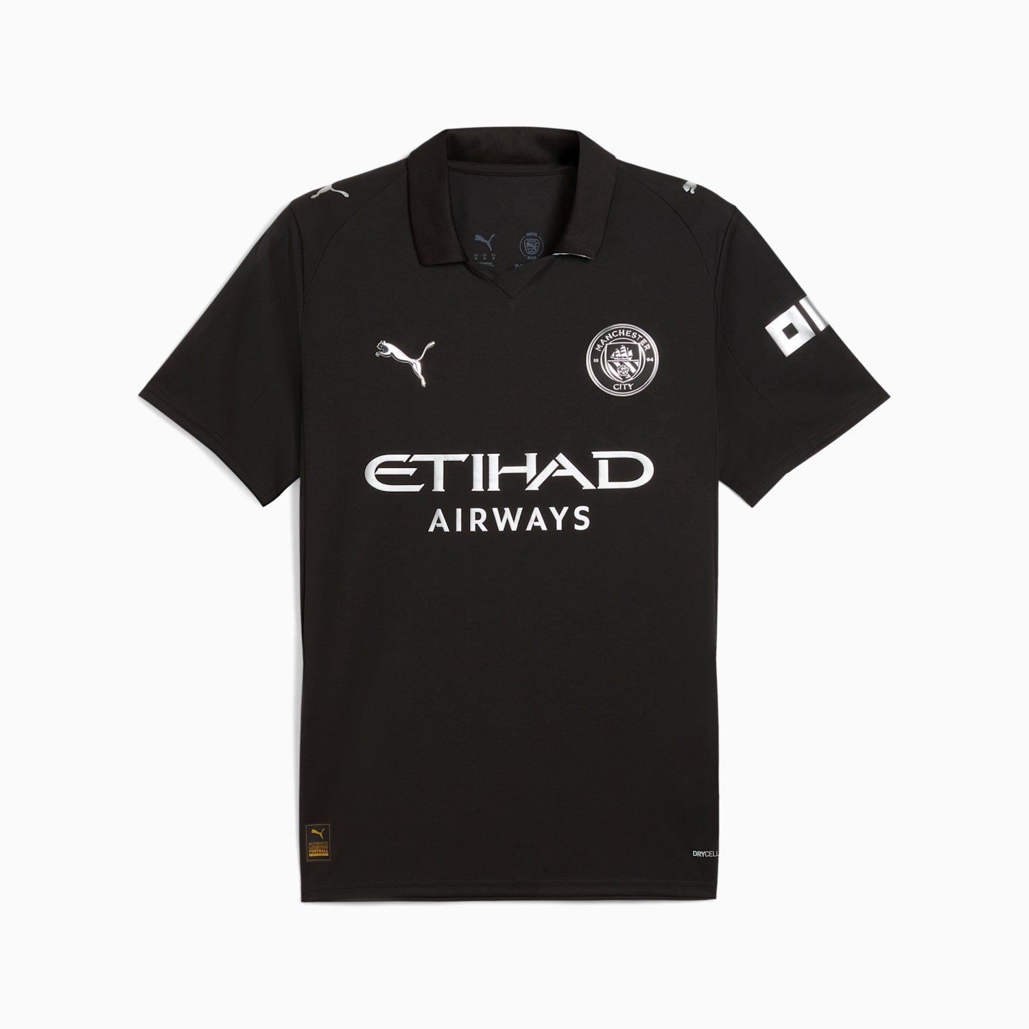 PUMA ETIHAD AIRWAYS 黒シャツL 2025/6 Manchester City FC AWAY King Kid's Youth Away Soccer Jersey