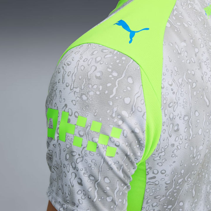 25/26 Manchester City 2025 / 26 Men's Third Kit Soccer Jersey Shirt – Silver