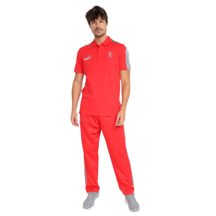 puma Ferrari Race MT7 Monochrome Men's Polo golf shirt - Red