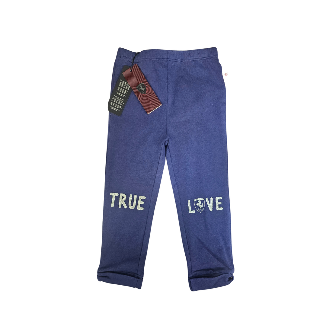 Scuderia Ferrari Infant Girl Leggings Pants - Navy