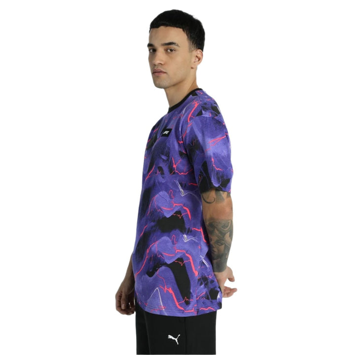 PUMA X F1® Neon Energy All-Over Print Men's T-Shirt - Purple