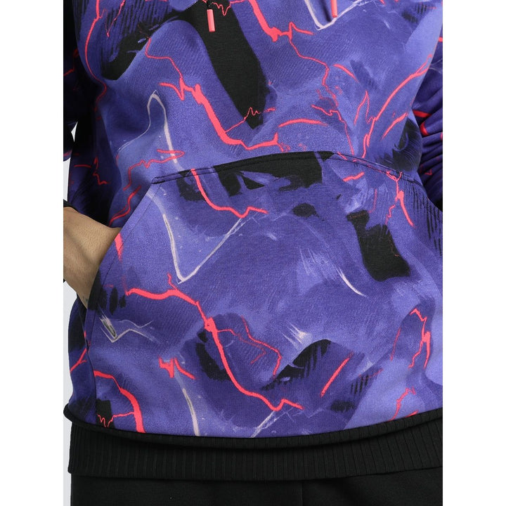 Puma F1® Neon Energy All-Over Print Hooded Sweatshirt Men - Purple