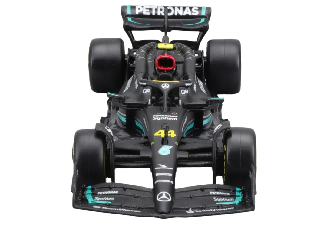 Mercedes AMG Petronas Lewis Hamilton Bburago 1:43 Scale Model Car - Black