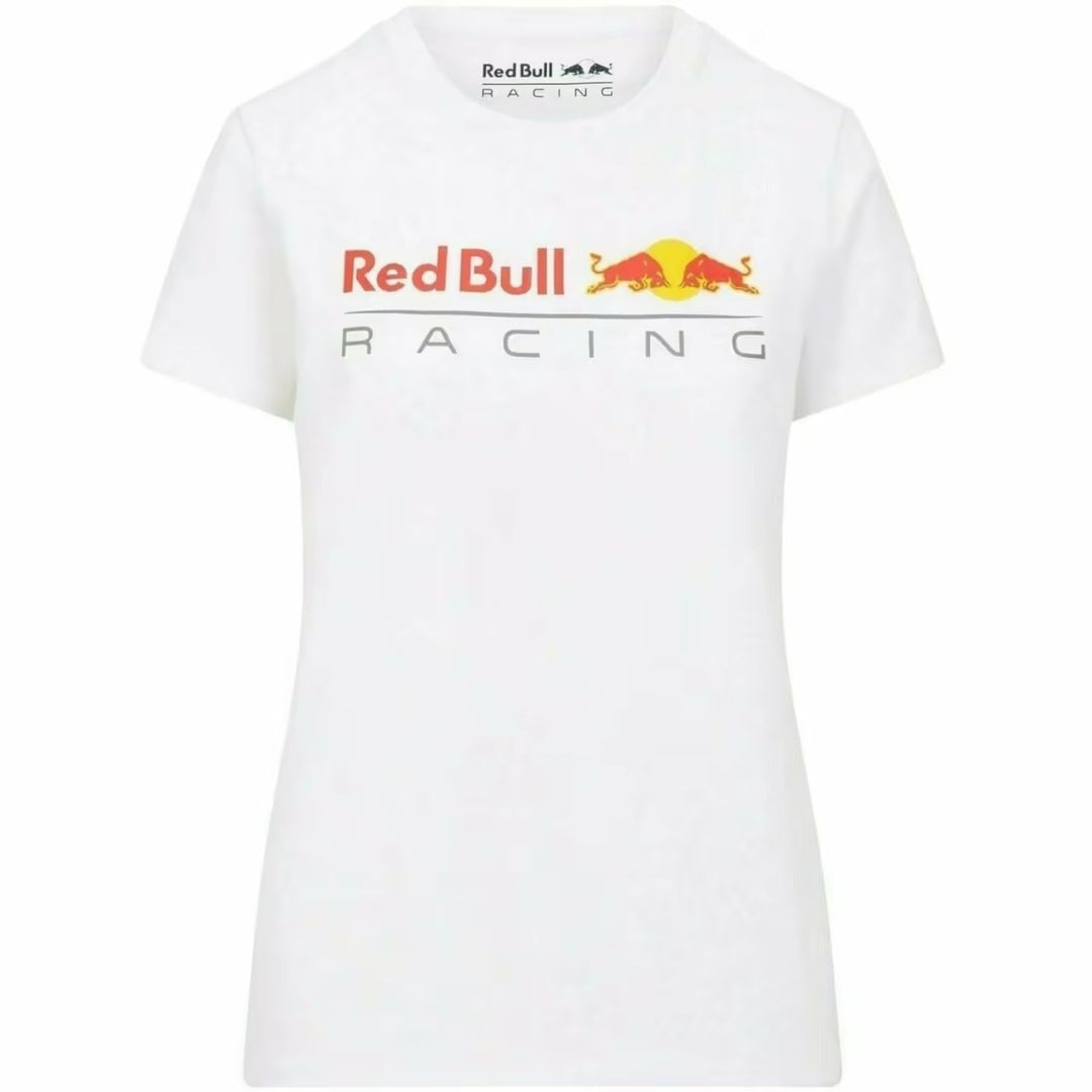 Camiseta Red Bull Racing F1™ Team con logo grande para mujer - Azul marino/Blanco/Naranja