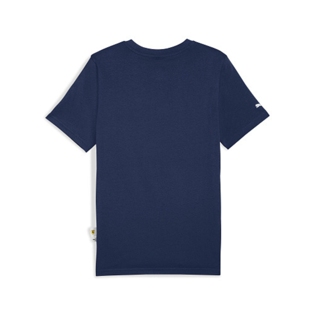 2025 Scuderia Ferrari F1™ Team Tonal Shield Men's T-Shirt - Red / Black / Persian Blue