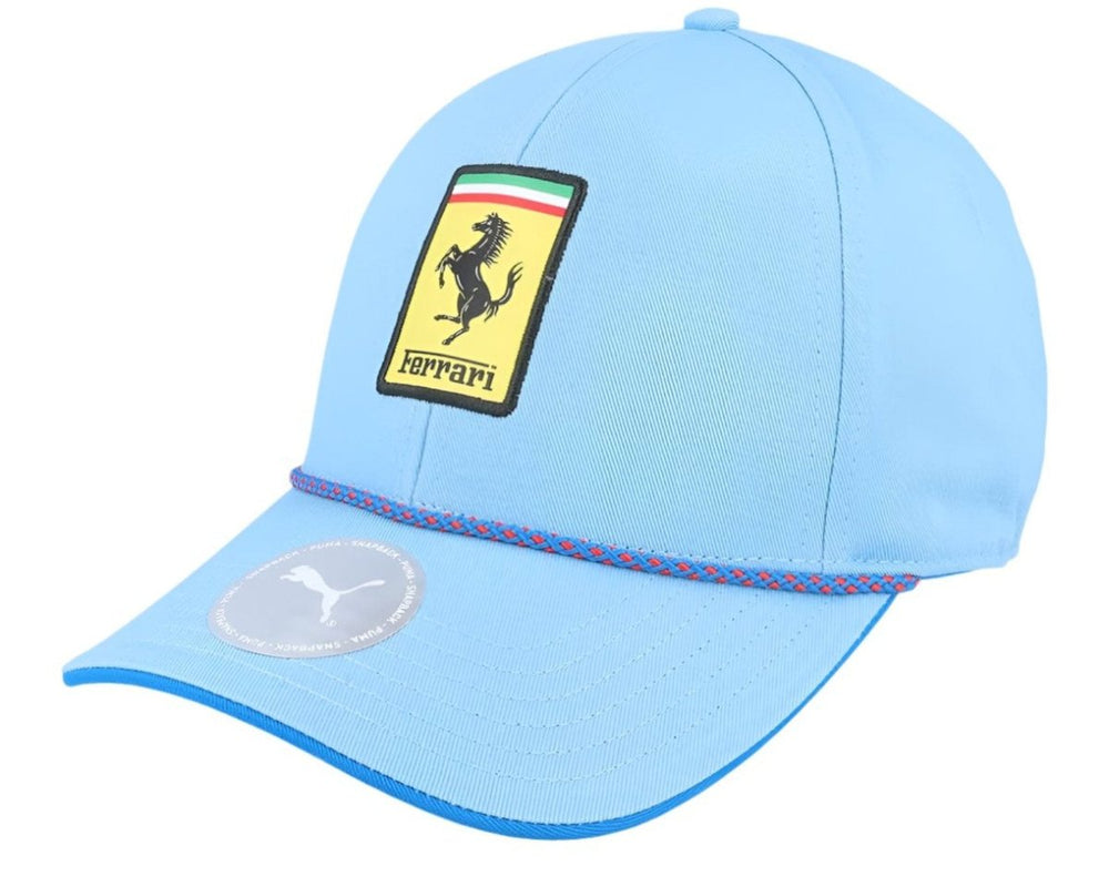 RARE PUMA Scuderia Ferrari Hat Miami 2024 Special Edition - Lazor Blue - One Size