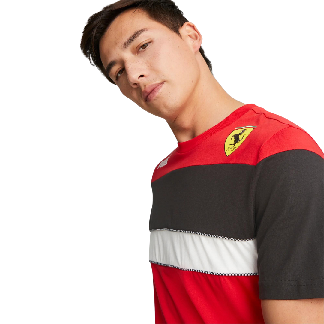 Puma T-Shirts Scuderia Ferrari Statement Homme Rouge