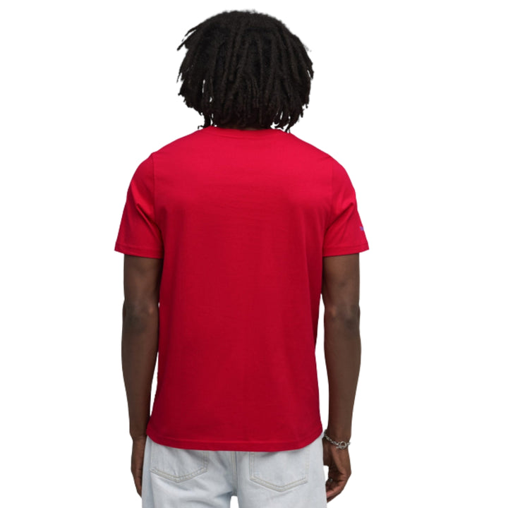 2025 Scuderia Ferrari F1™ Team Tonal Shield Men's T-Shirt - Red / Black / Persian Blue