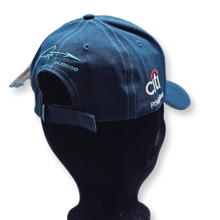 2020 Fernando Alonso personally signed Kimoa #66 Indianapolis 500 Baseball Sponsor Cap - Men - Dark Blue