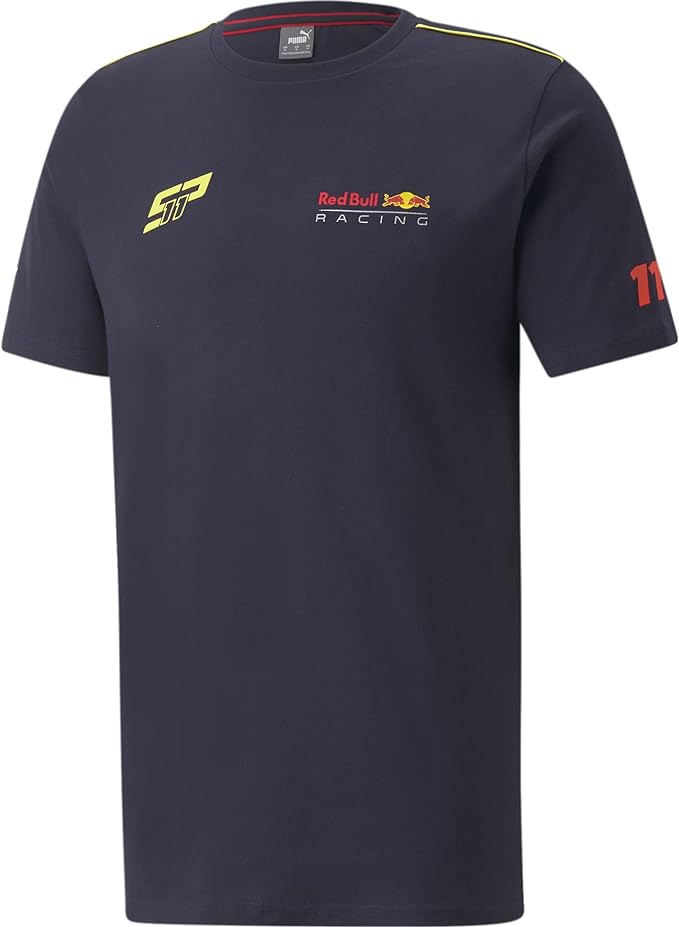 T-shirt Puma Sergio Perez 'SP' Red Bull Racing pour Homme - Bleu