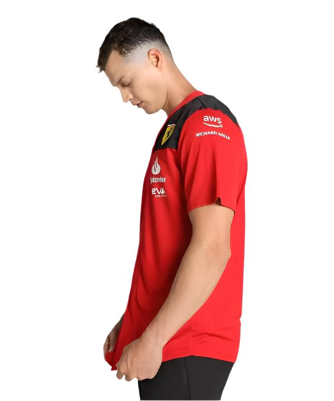 Miami GP Scuderia Ferrari Baseball Men's Jersey - Red 