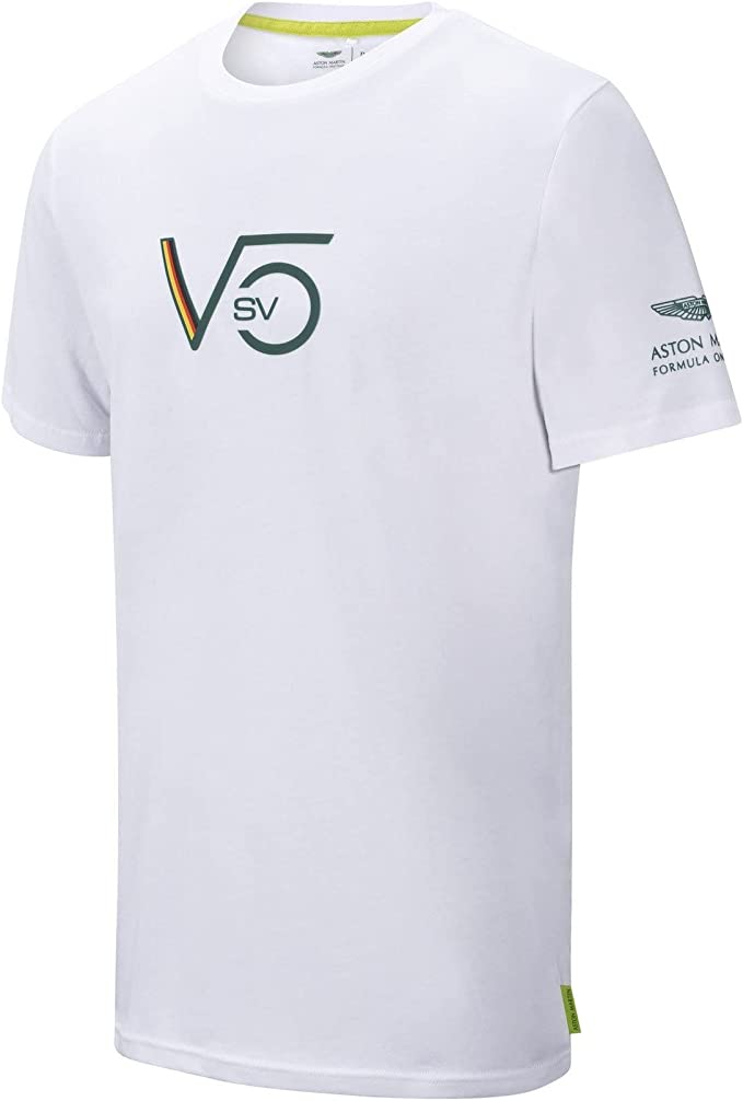 Camiseta Aston Martin F1™ Team Sebastian Vettel - Blanco - Hombre