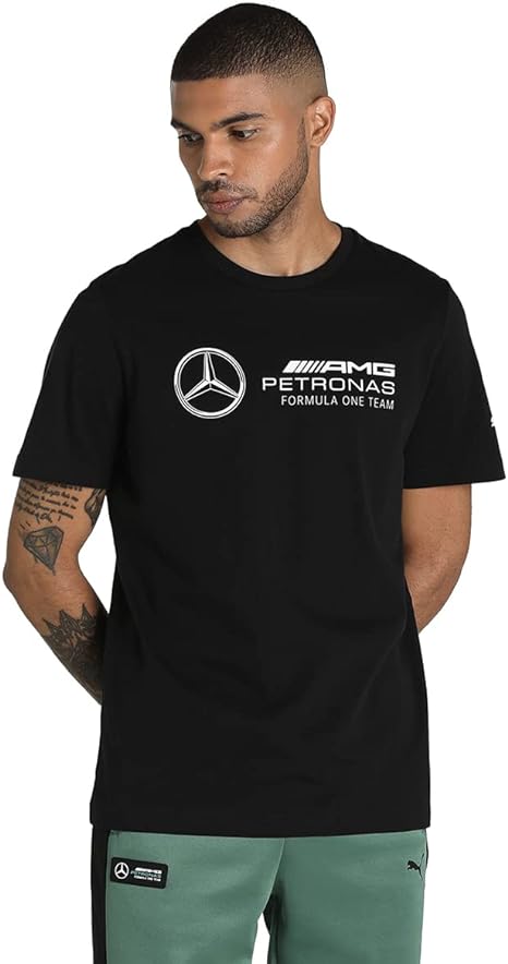 Camiseta Mercedes AMG Petronas F1™ 2024 con logotipo del equipo - Hombre - Negro