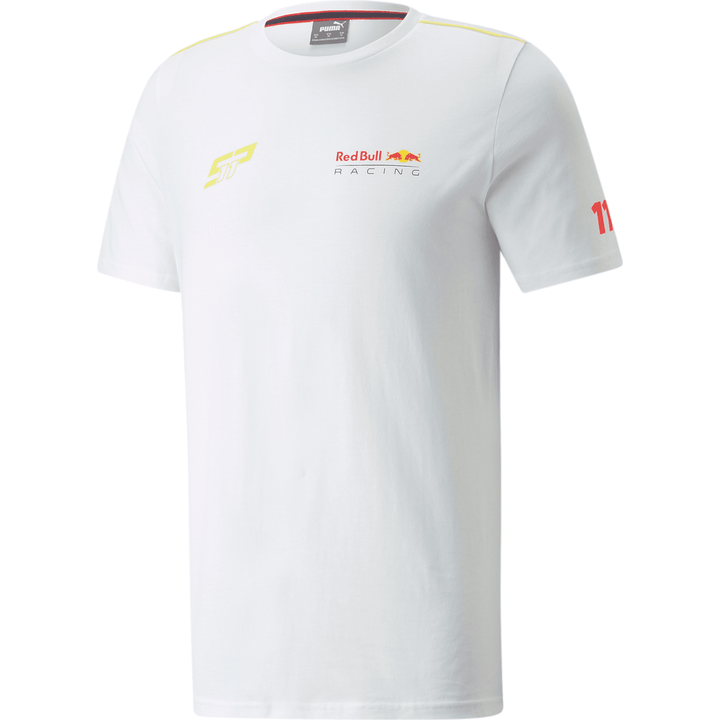 Camiseta Puma Formula Uno Remera Sergio Perez Red Bull Checo SP11 Blanca de Hombre