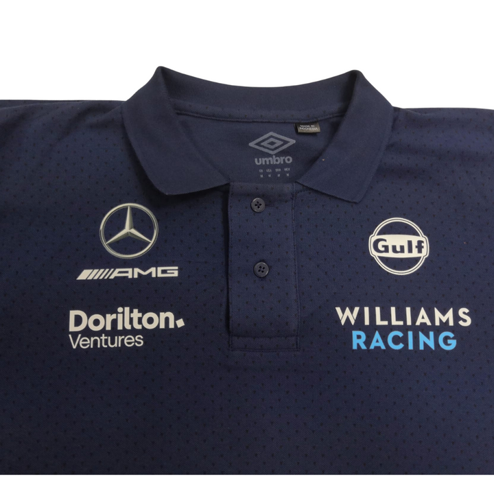 2023 Williams Racing F1™ Team Track Polo Shirt - Men - Dark Blue