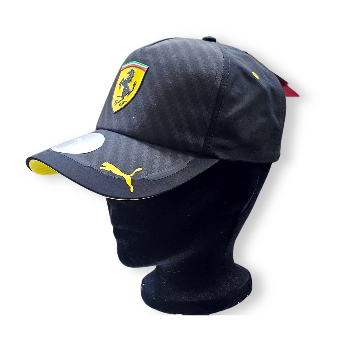 2024 Scuderia Ferrari Charles Leclerc Personally Signed Monza GP Hat - Black