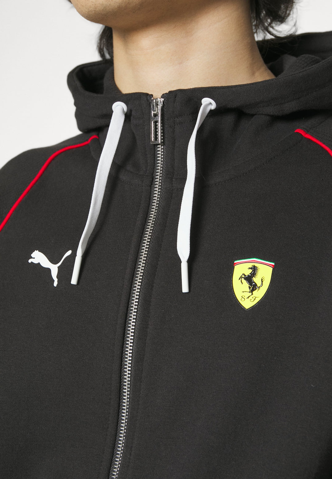 Veste de survêtement Puma Scuderia Ferrari Race T7 pour homme - Homme - Noir