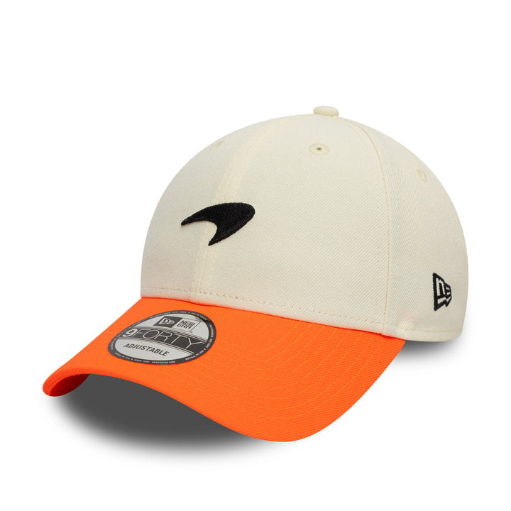 McLaren F1™ Team New Era Unisex Contrast Visor 9Forty - Open White Hat