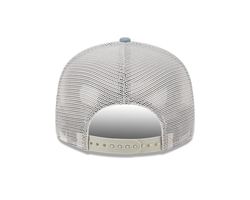 Montreal Canadiens Denim 9FIFTY Split Panel Unisex Adult Trucker Flat Brim Cap - Denim