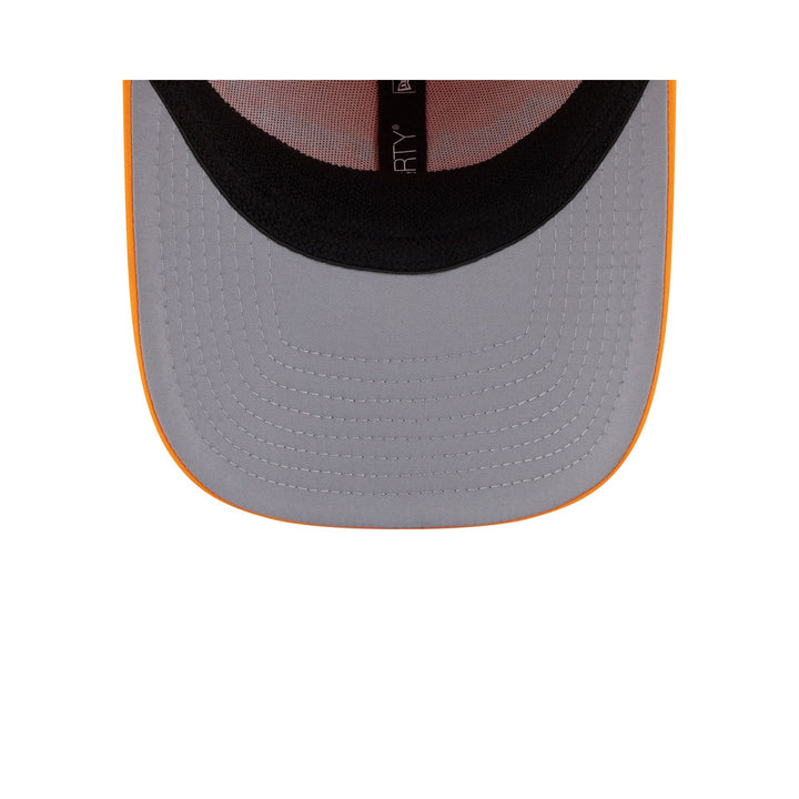 2025 McLaren F1™ Team 39Thirty Stretch Fit Rope Baseball Men's Cap - Orange Papaya and Grey Underpeak