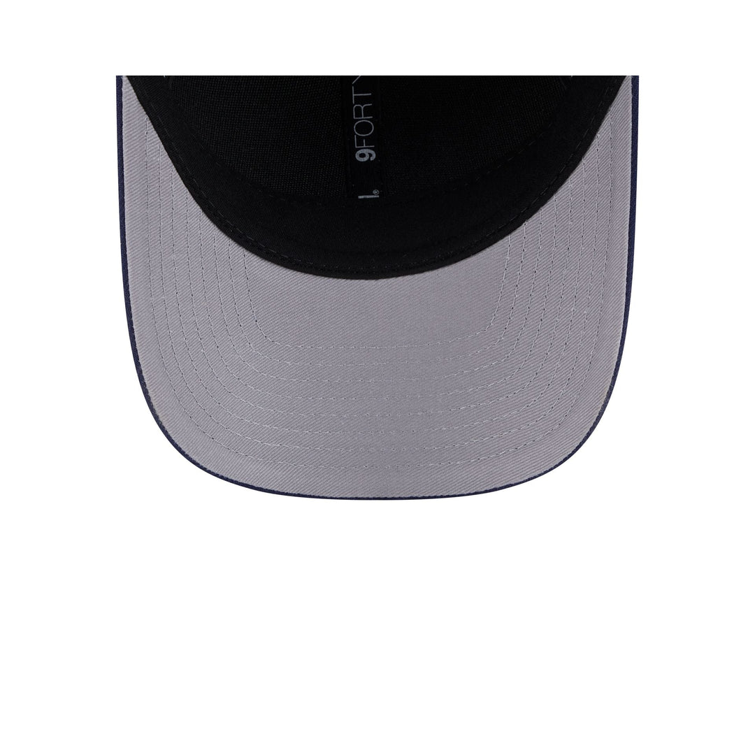 Toronto Maple Leafs Team 9FORTY M-Crown Snapback Unisex Baseball Hat - Navy and Grey Under Peak 