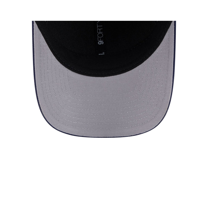 Toronto Maple Leafs Team 9FORTY M-Crown Snapback Unisex Baseball Hat - Navy and Grey Under Peak 