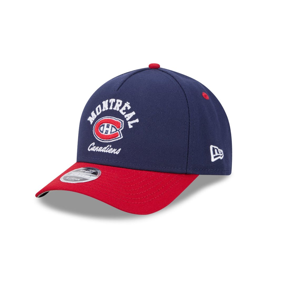 Montreal Canadiens NHL® 9FORTY Stretch Snap Youth/Child Cap - Navy/Red