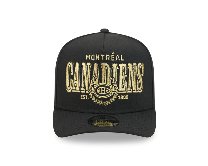 Montreal Canadiens NHL® 9FIFTY Laurel Adults Snapback Cap - Black and Gold