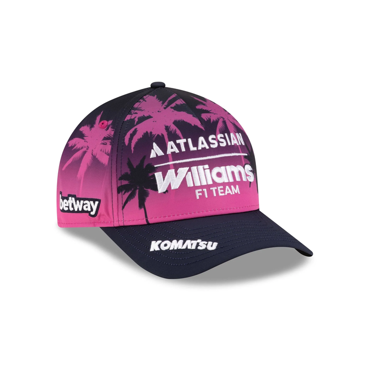Williams F1 Team 2026 Miami 9Forty Cap M-Crown A-Frame Adults - Night Shift Navy