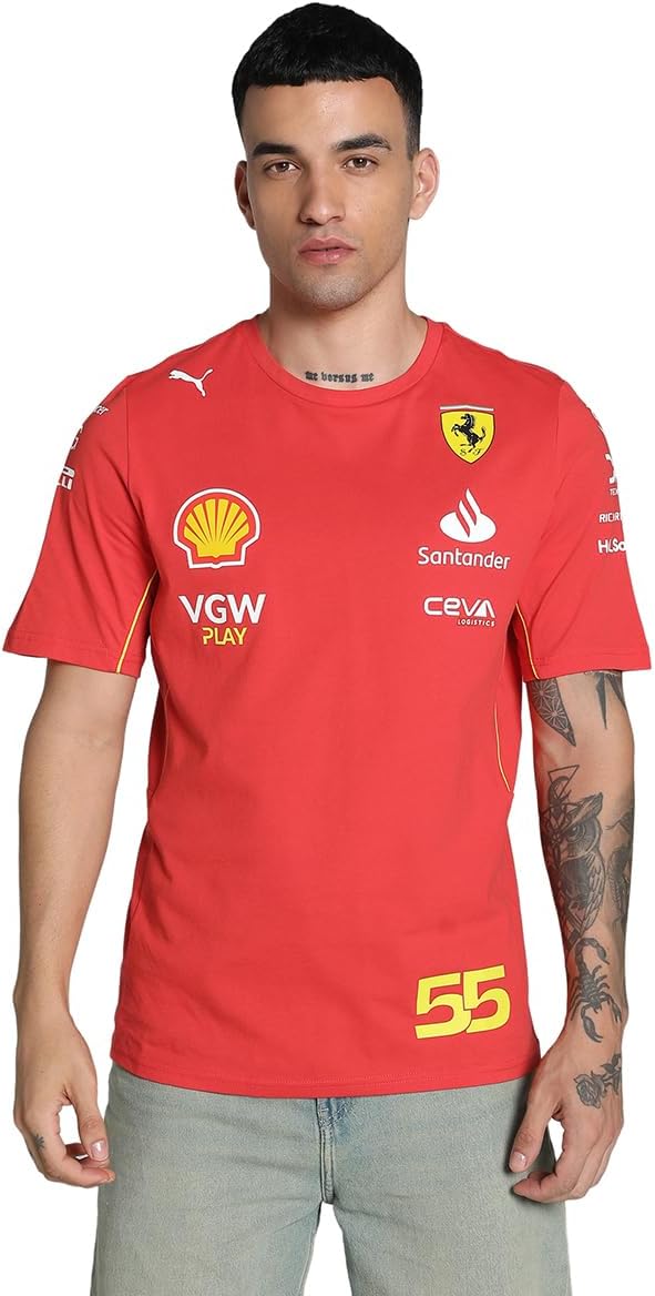 2024 Scuderia Ferrari F1™ Carlos Sainz Men's T-Shirt - Red