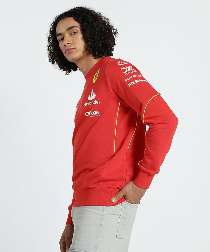 2024 Puma Scuderia Ferrari F1 Team Replica Collection Team Men's Sweatshirt - Red