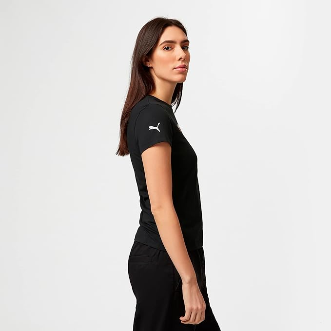 Stylish Puma Scuderia Ferrari Women's Black T-Shirt