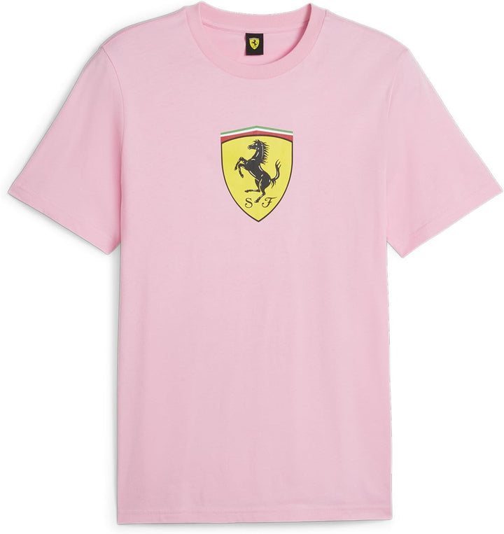 Camiseta Puma Scuderia Ferrari Big Shield Race 2024 - Hombre - Rosa