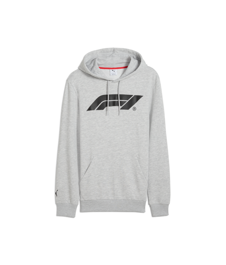 PUMA X FORMULA 1® Collection ESS Logo Unisex Hoodie - Grey / Vivid Blue / Black / Red