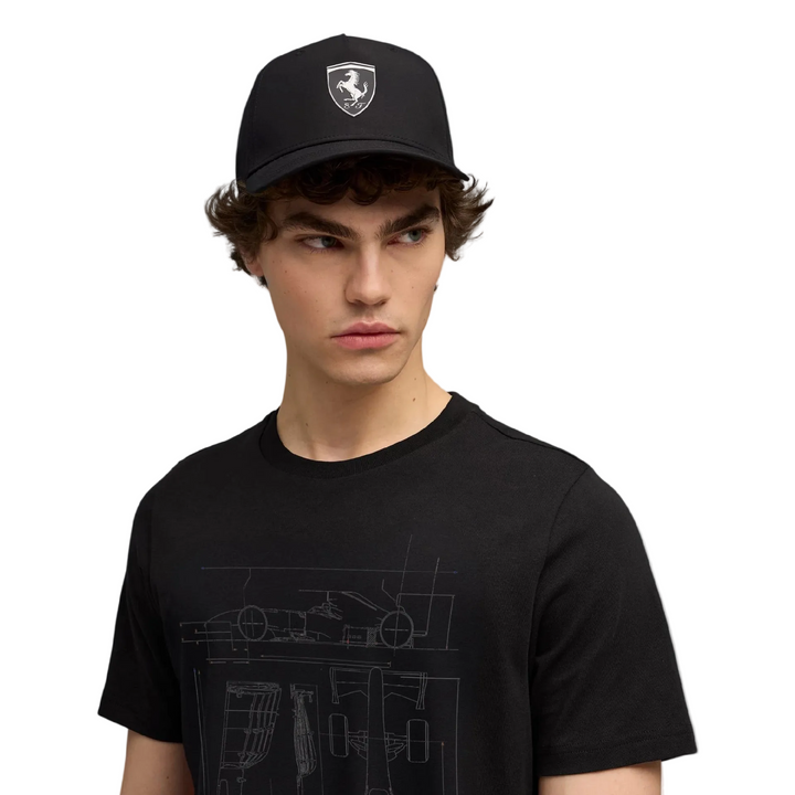 Puma Scuderia Ferrari Pro Low Curve Baseball Cap - Black