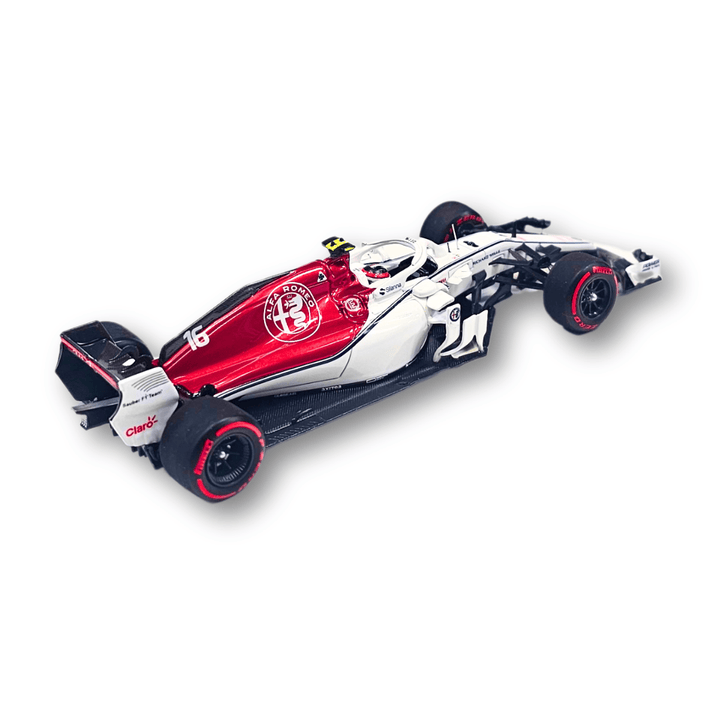 2018 Charles Leclerc Alfa Romeo 1:43 Scale Model Car