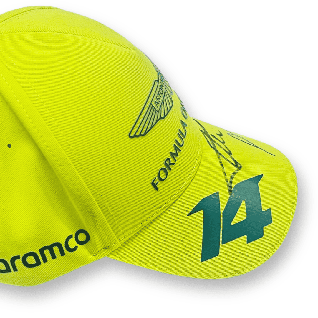 2023 Aston Martin F1™ Team Fernando Alonso Signed Men's Cap - Green