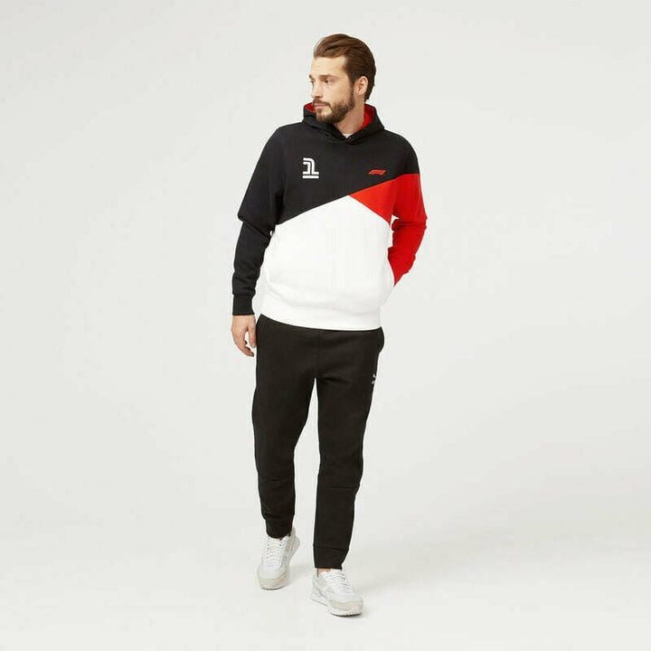 Formula 1 Tech Collection F1 Men's Hoodie Sweatshirt - Red - Black - White